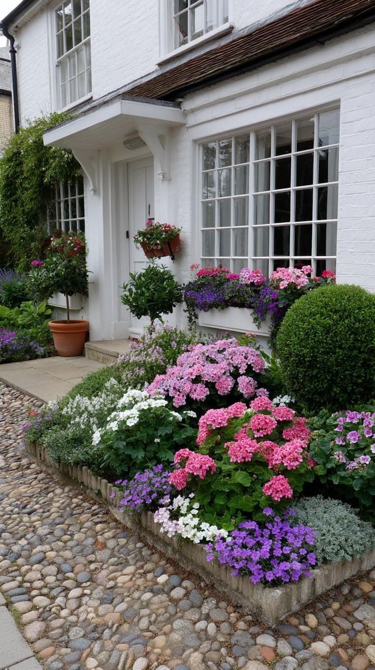 21. Window Boxes Full of Florals on an English Cottage - photo 2