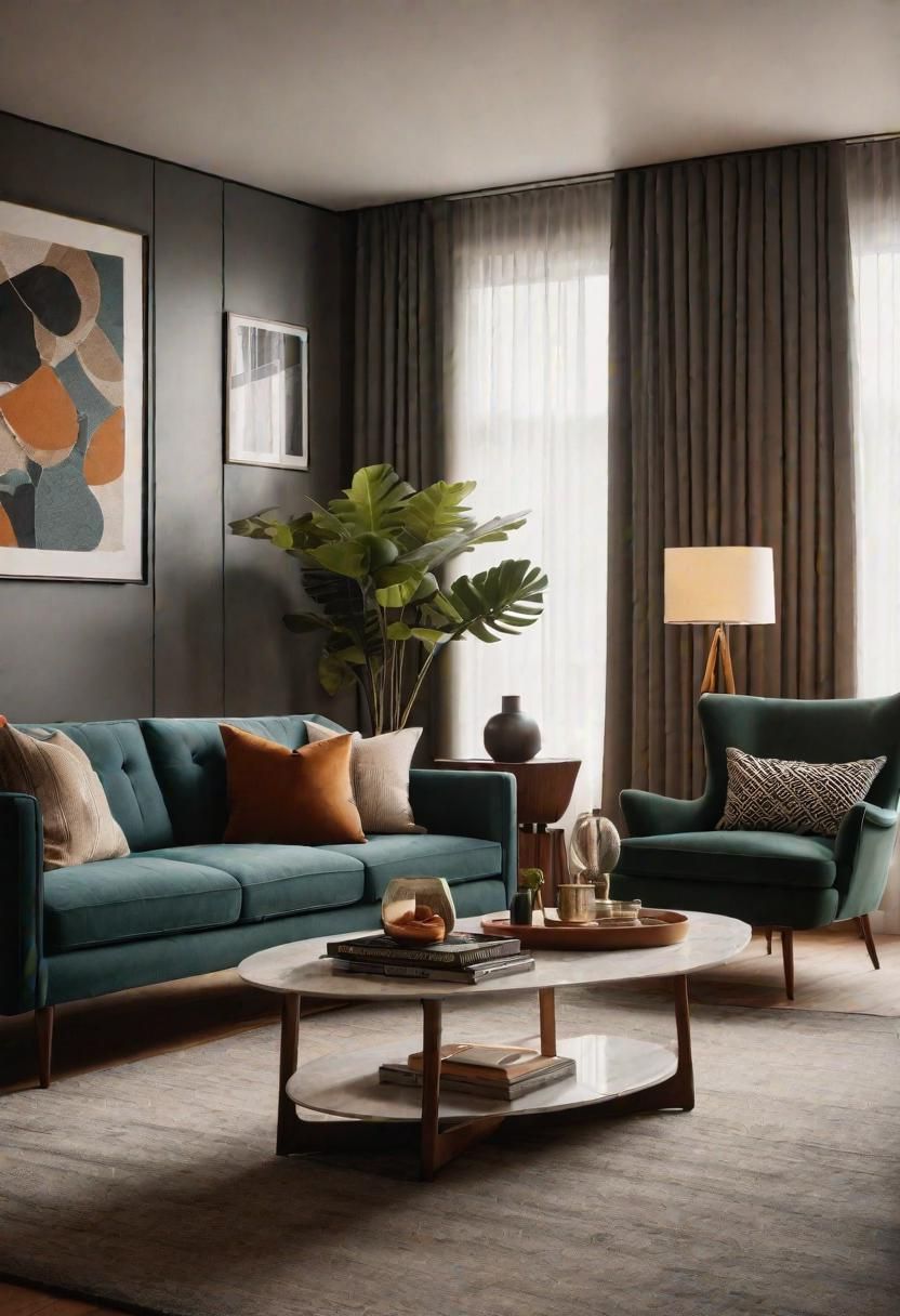 5. Modern and Mid-Century Fusion Look