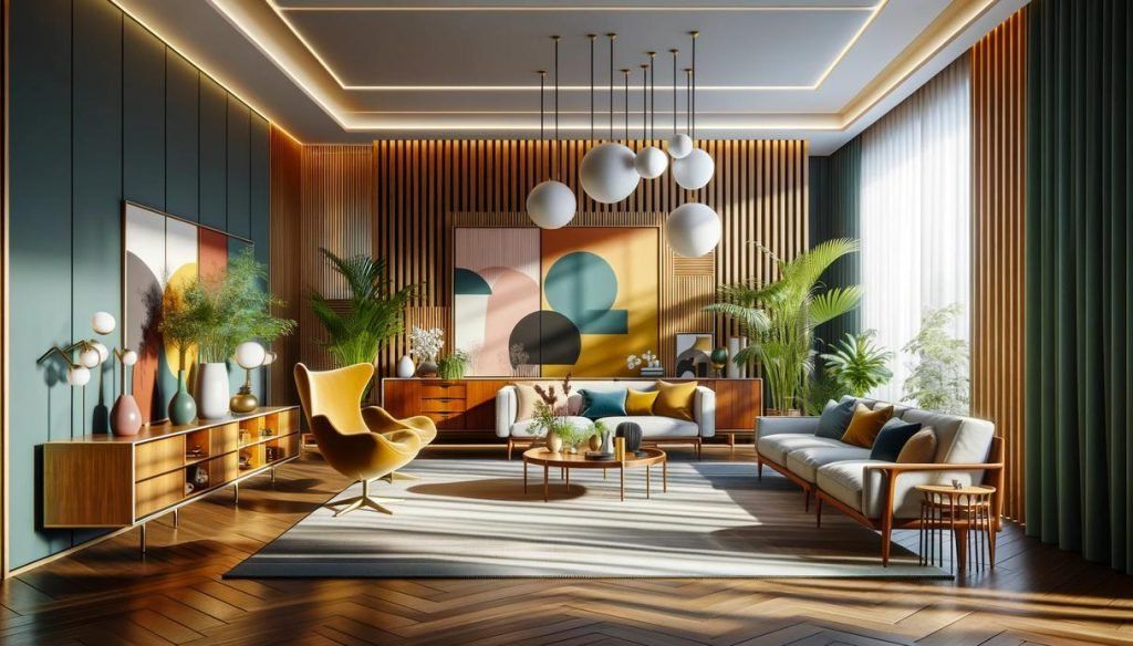 25 Color Palettes for a Mid-Century Modern Living Room - photo 3