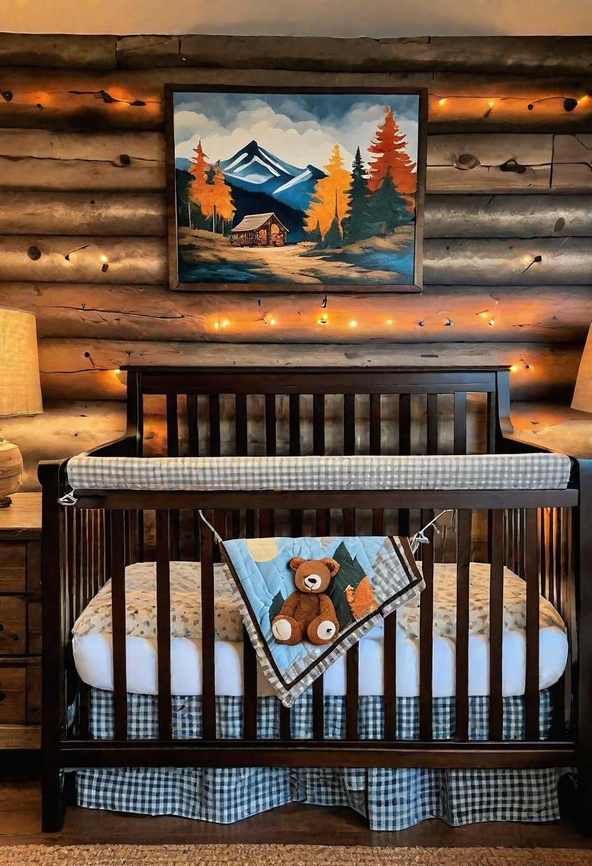 17. Bear and Flannel Nursery Look