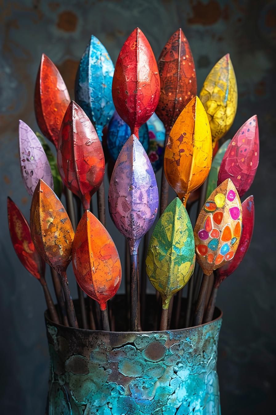 24. Metal Garden Stake Designs