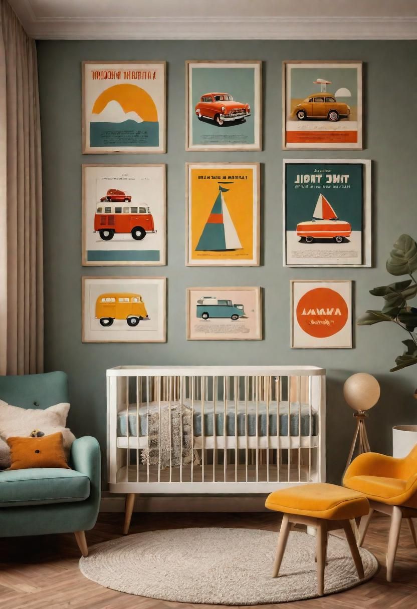 10. Vintage Retro Nursery Decor