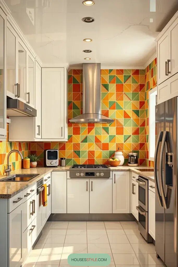 70s-Inspired Tile Backsplashes for a Retro Look - photo 2