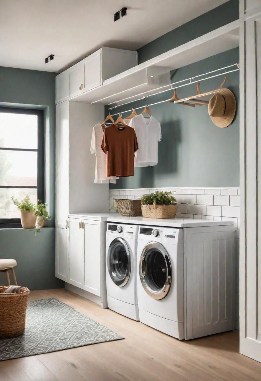 6. Space-Saving Clothesline Option