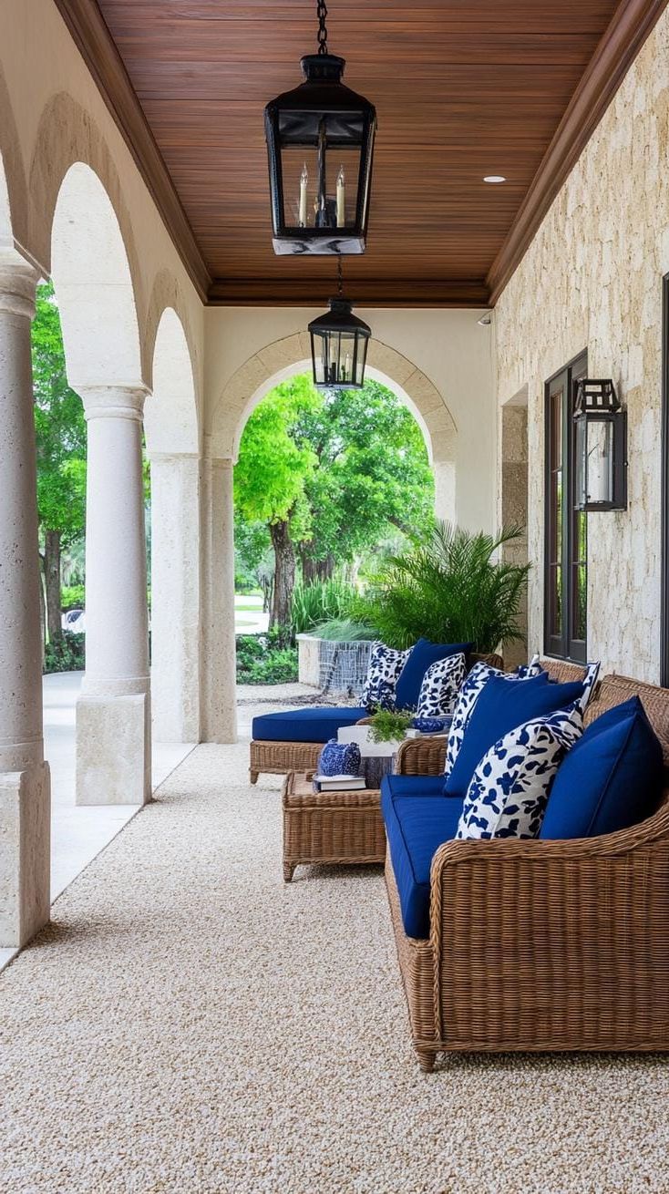 3. Coastal Style With Wicker Furniture - photo 2