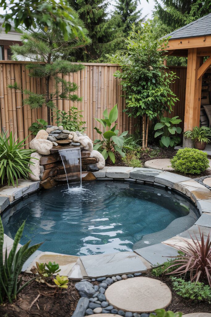 Zen-Style Natural Ground Pool