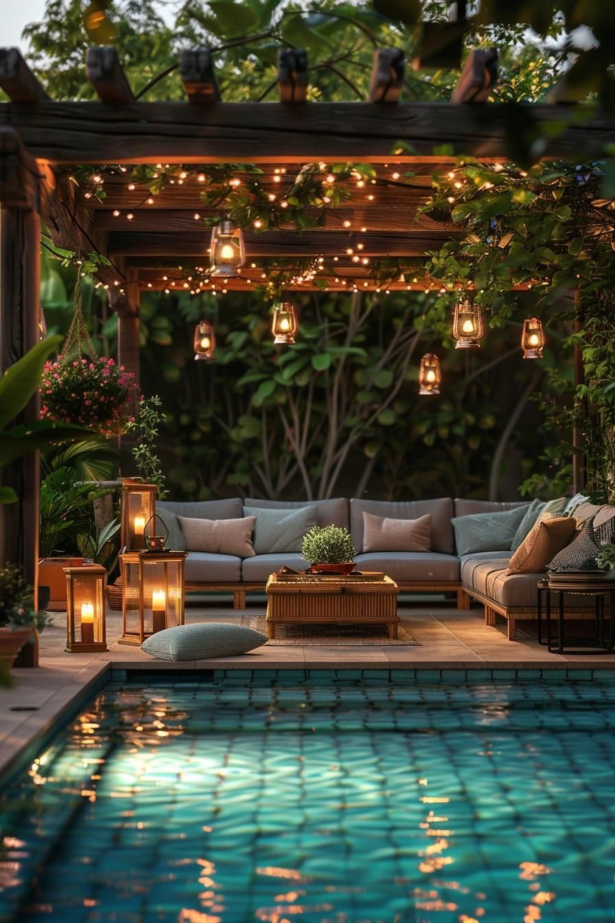 5. Rustic Pergola Poolside Getaway - photo 3