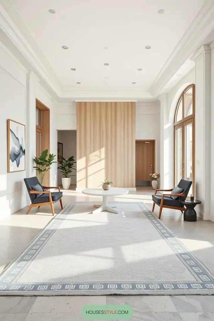 Why White Walls Work in Lobby Design - photo 2