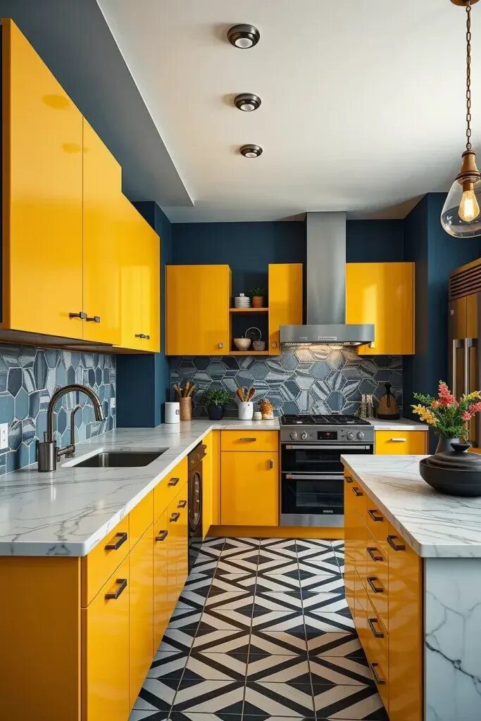 Bold Yellow Cabinets That Make a Statement - photo 2