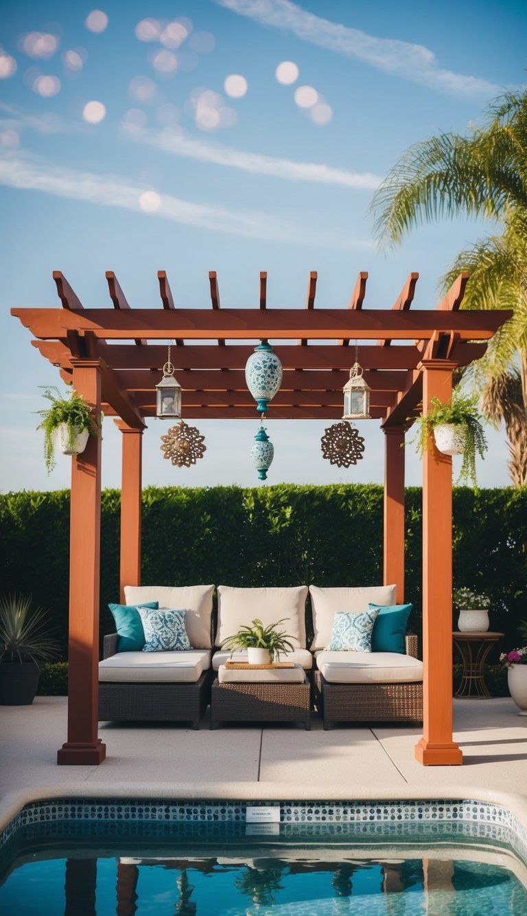 13. Add a Pergola for Extra Shade