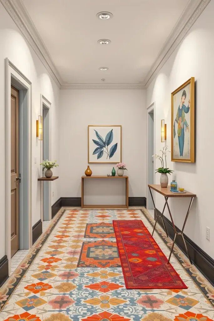 Bold Flooring Ideas That Make a Hallway Pop - photo 2