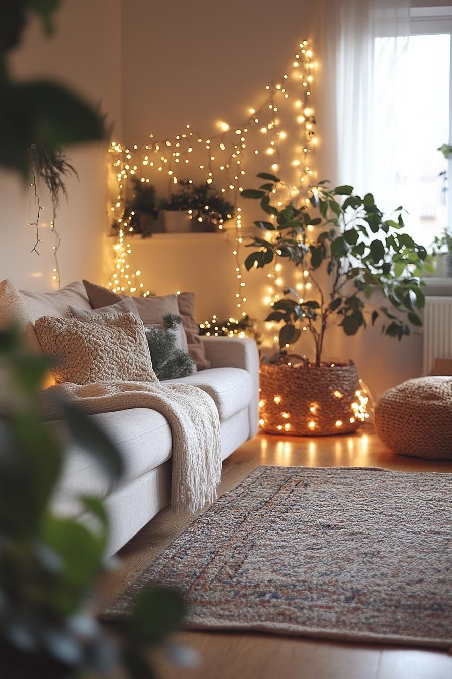 14. Lighting Ideas for Holiday Houseplants - photo 2