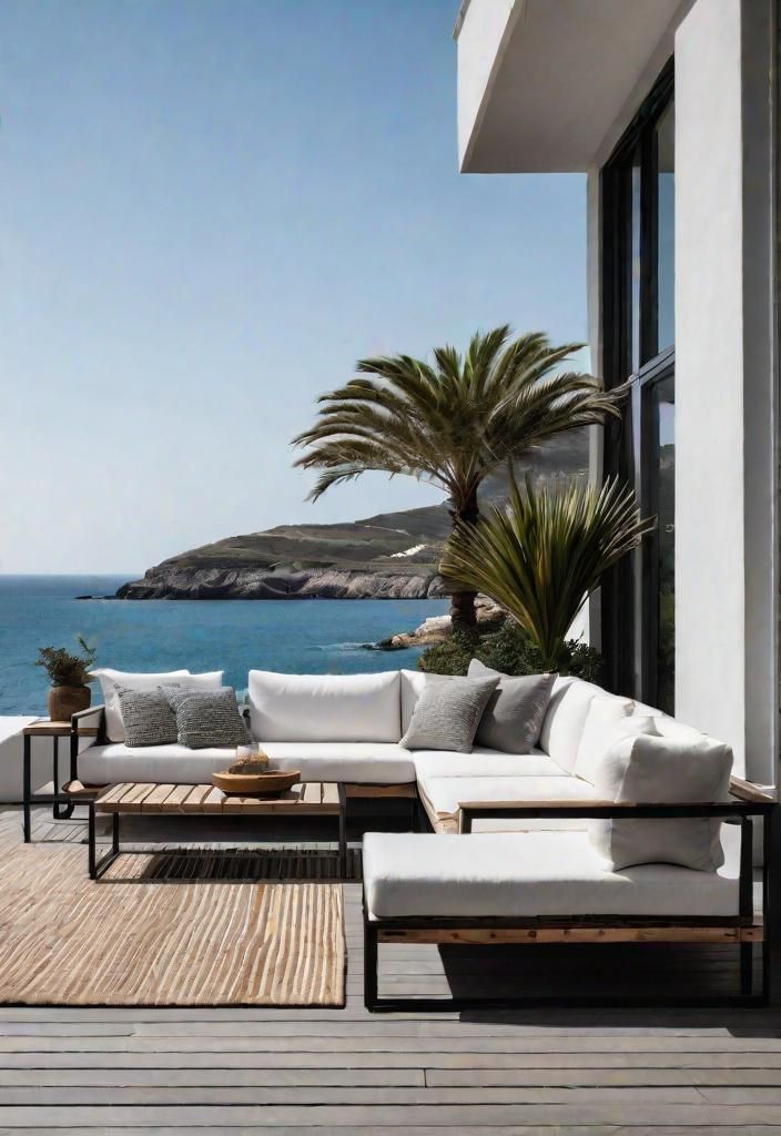 29. Outdoor Furniture for a Rugged Coast Look