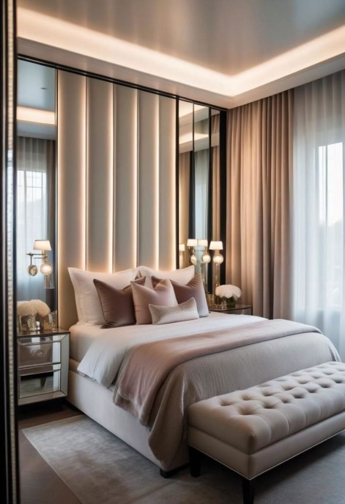 21. Mirrored Wall Accents