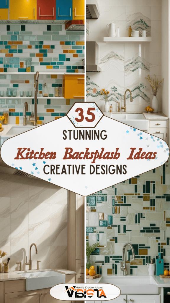 35 Stunning Kitchen Backsplash Ideas: Creative and Eye-Catching Designs