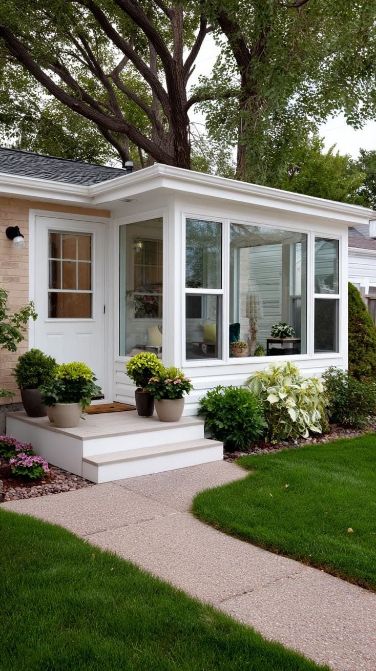 1. Classic White Trim for a Cozy Porch - photo 3