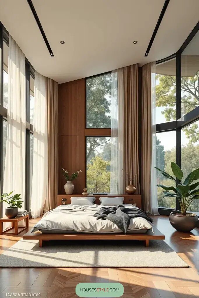 Floor-to-Ceiling Windows for Natural Light