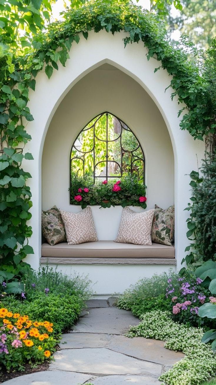 20. A hidden corner framed by a gothic arched window - photo 3