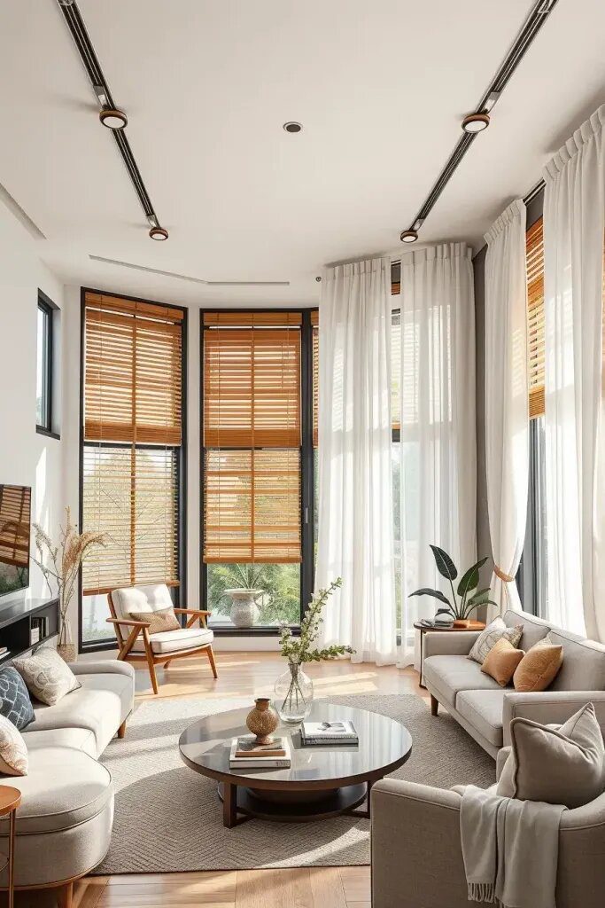 17. Simple Window Treatment Ideas for Japandi Spaces