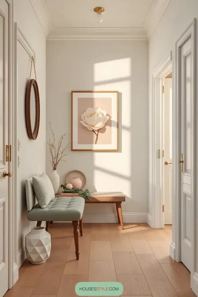 Cozy Textures to Soften a Hallway
