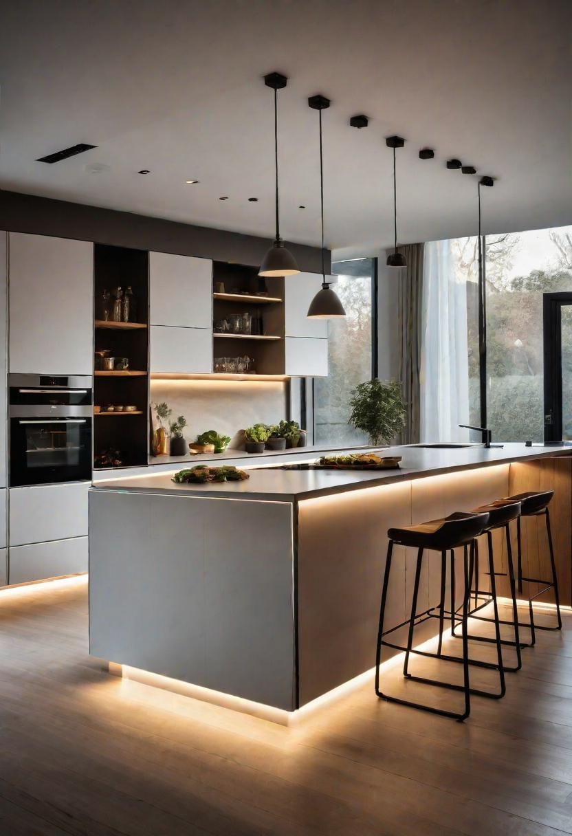 12. Layering Light with Integrated Kitchen Fixtures