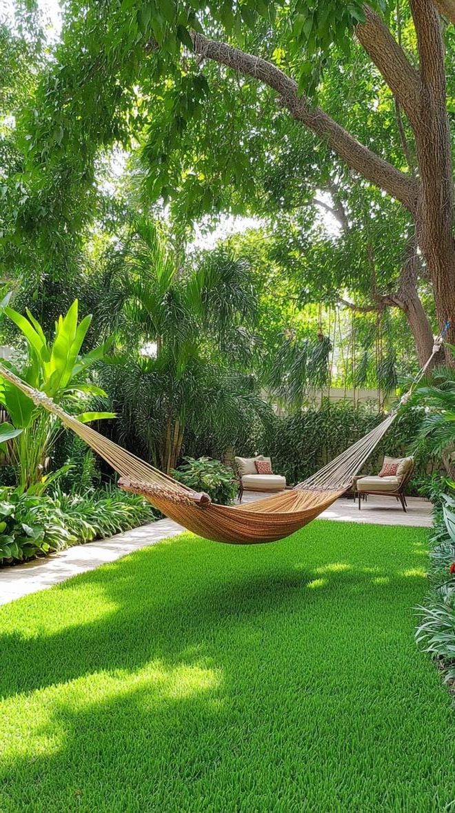 25. Hammock Setups for Leafy Retreats