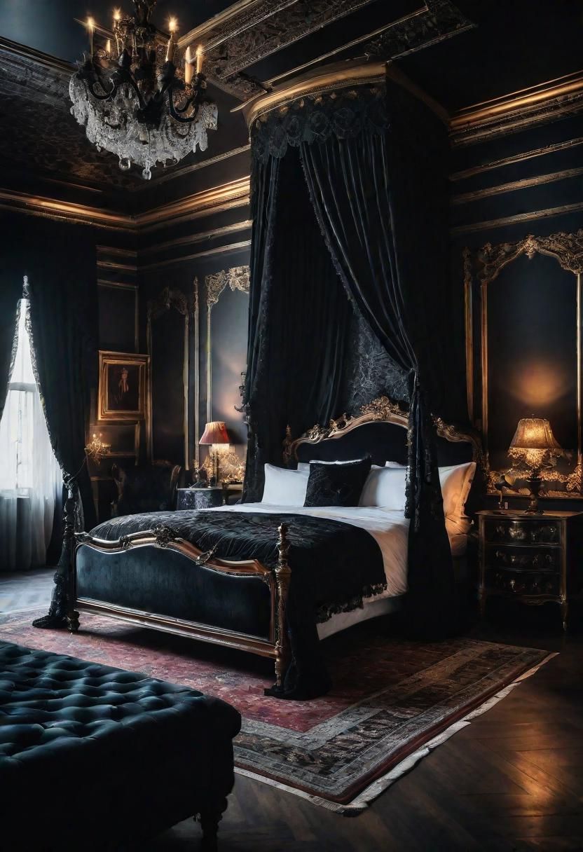 19. Victorian Gothic Bedroom Theme