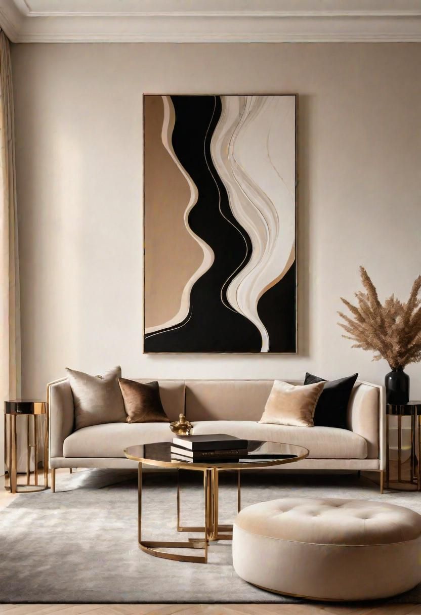 34. Fine Art Displayed in Neutral Living