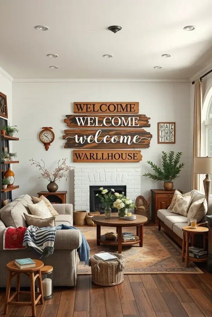 55. Hang Charming Farmhouse-Style Signs - photo 2