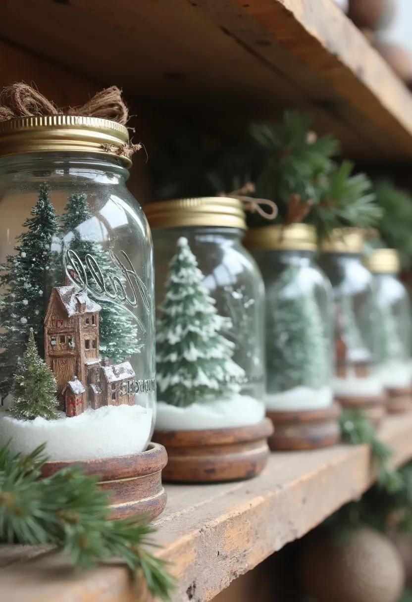 15. Mason Jar Snow Globe Ideas