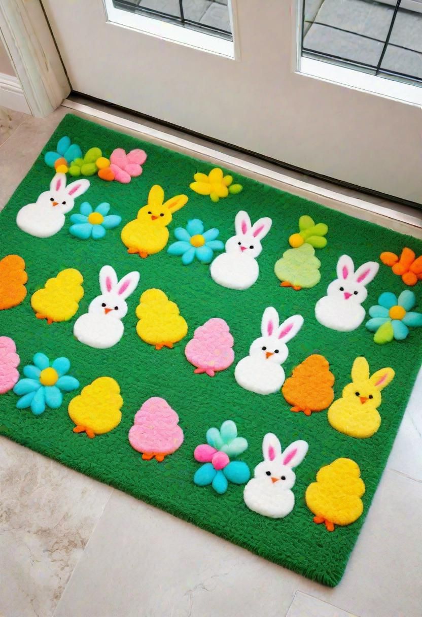 17. Peeps-Themed Easter Door Mat - photo 2