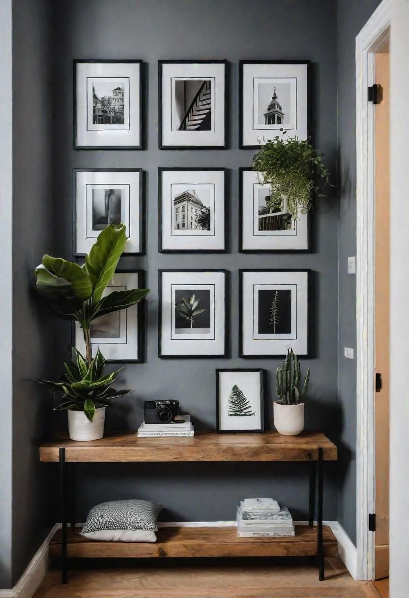 1. Floating Shelf Gallery Wall