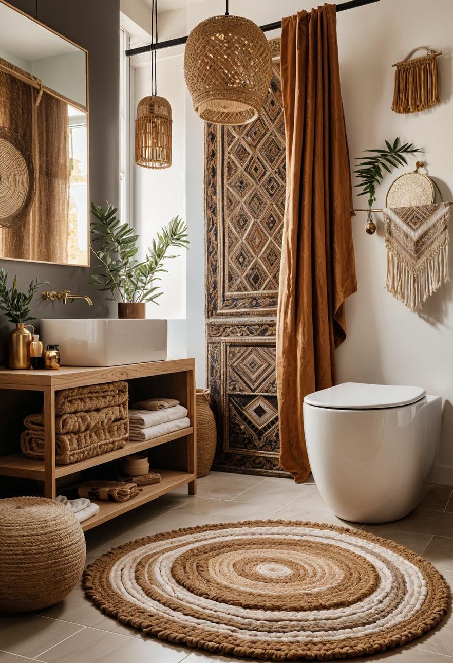 13. Boho Luxe Bathroom Style - photo 3