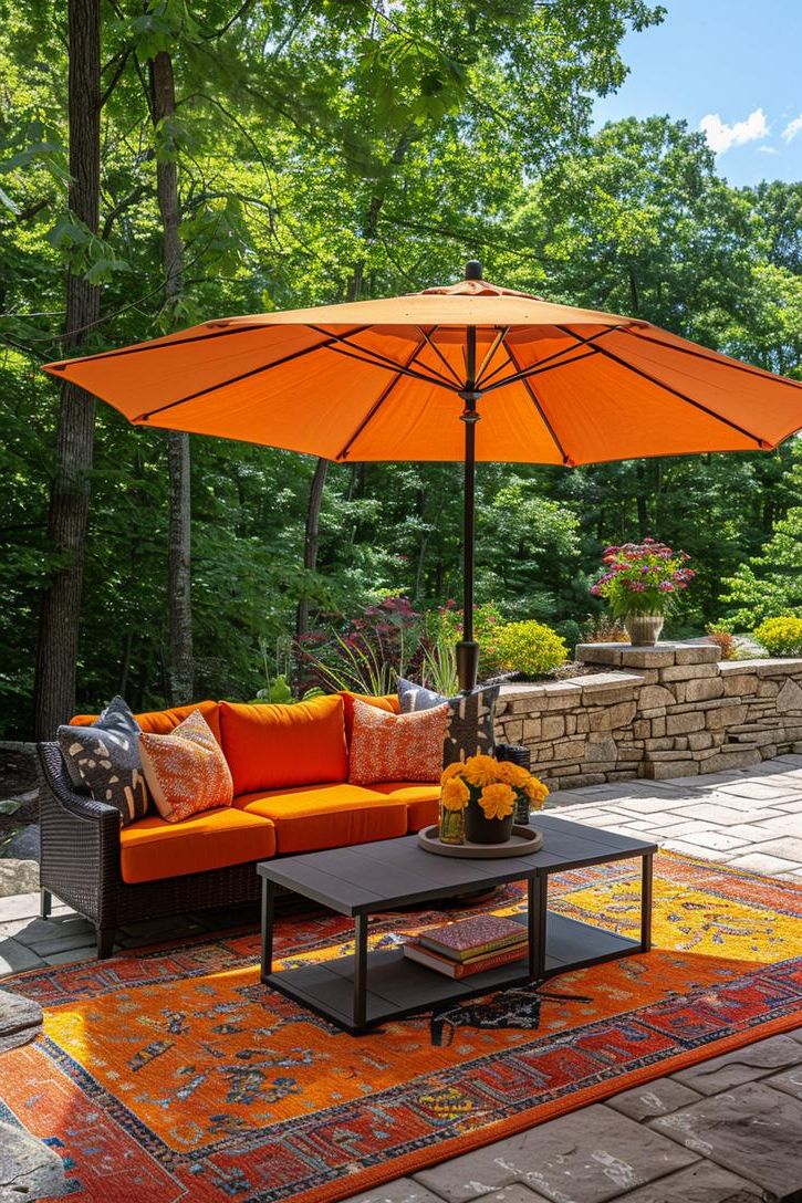 11. Budget Patio Umbrella Refresh