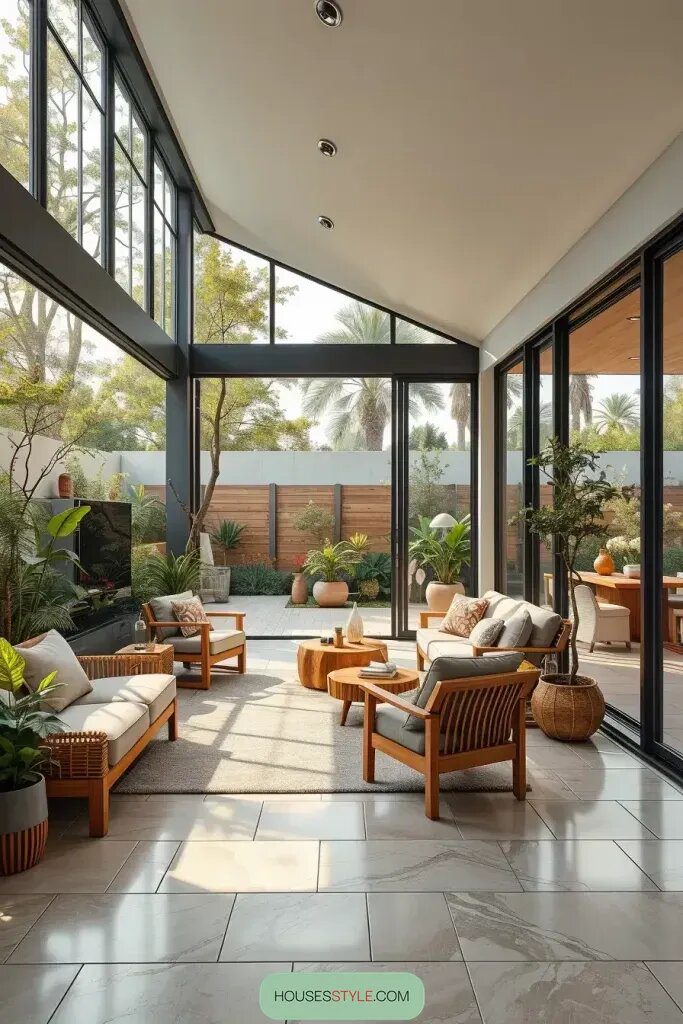 Transforming Living Spaces into Natural Retreats: Embracing the Connection Between Inside and Outside