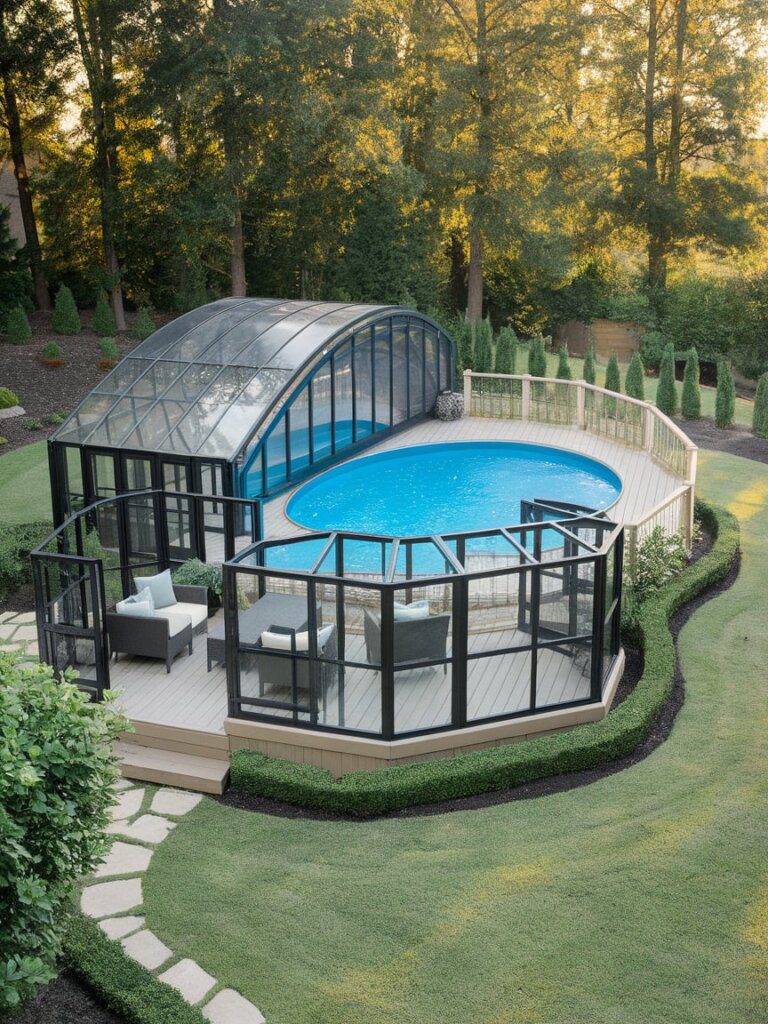 Modern Glass Deck Railings