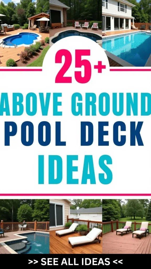 Above Ground Pool Set in a Garden - photo 2
