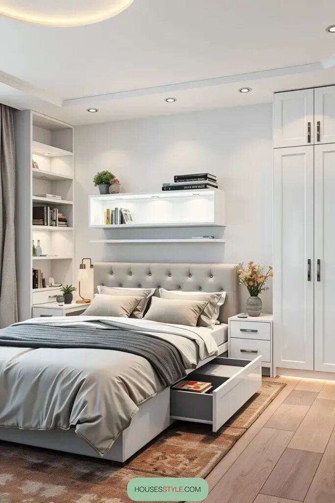 Stylish Storage Solutions for an Organized Bedroom