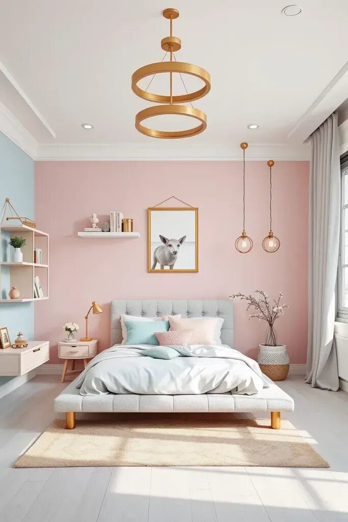 2- Soft Pastel Tones in Modern Kids Rooms - photo 2