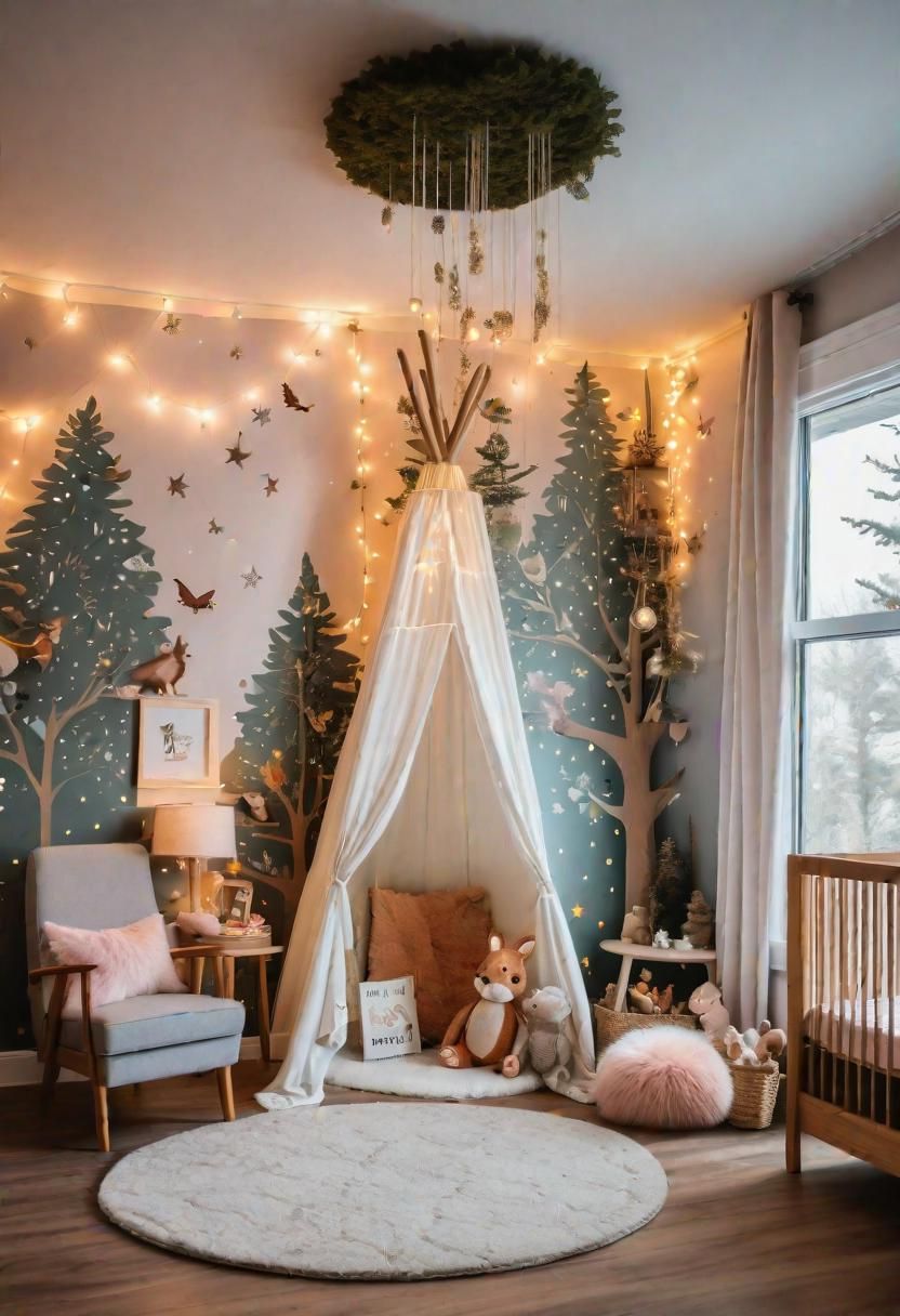 1. Whimsical Woodland Nursery Theme