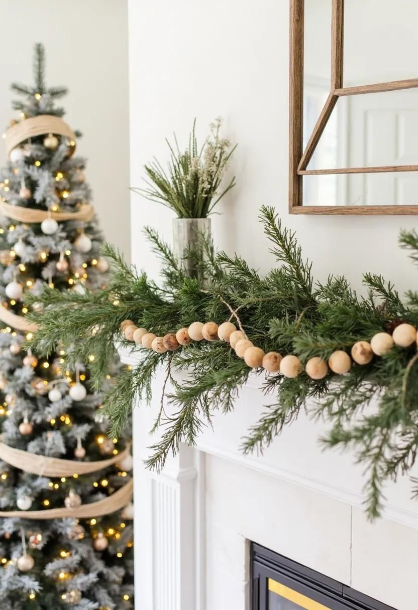 23. Farmhouse Wood Bead Garlands
