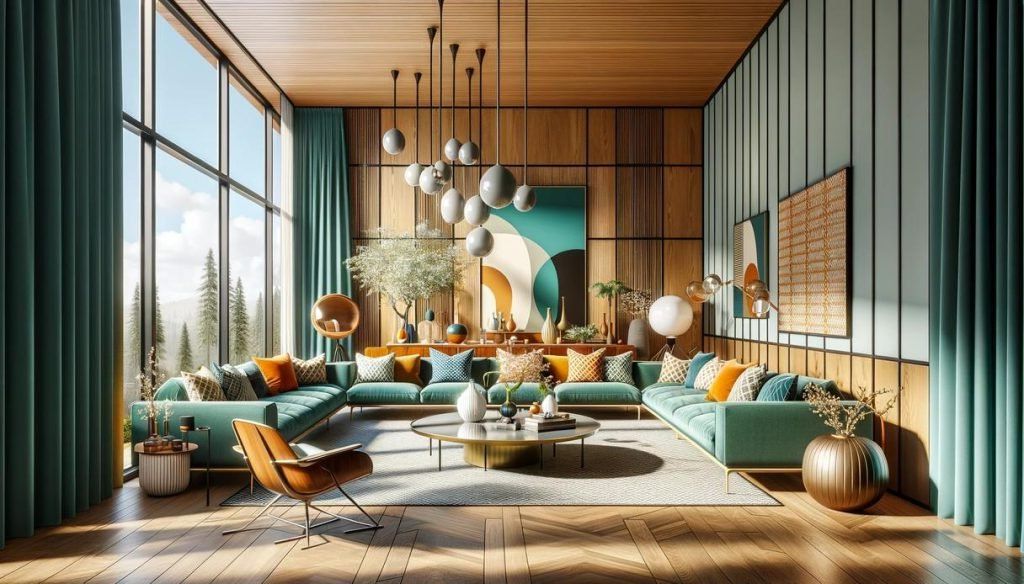 25 Color Palettes for a Mid-Century Modern Living Room - photo 6