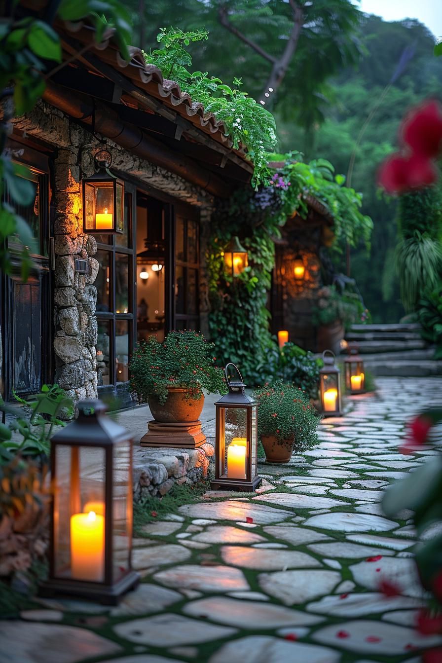 11. Stone Garden Lanterns for Zen Style - photo 2