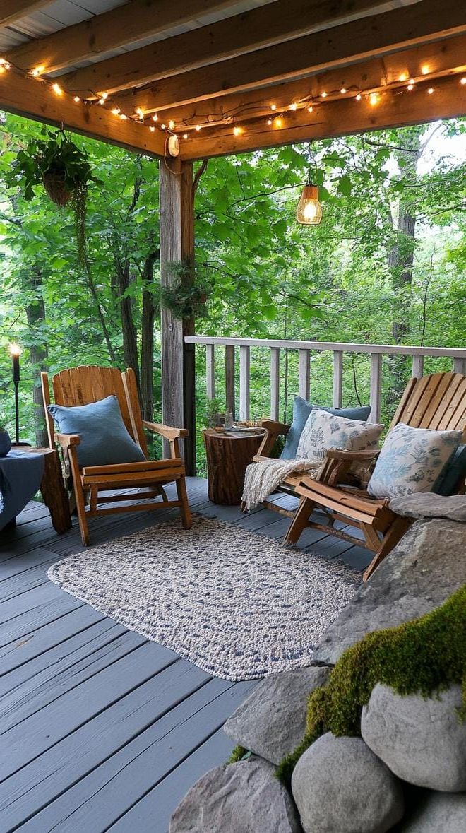 16. Woodland Retreat With Mossy Stones