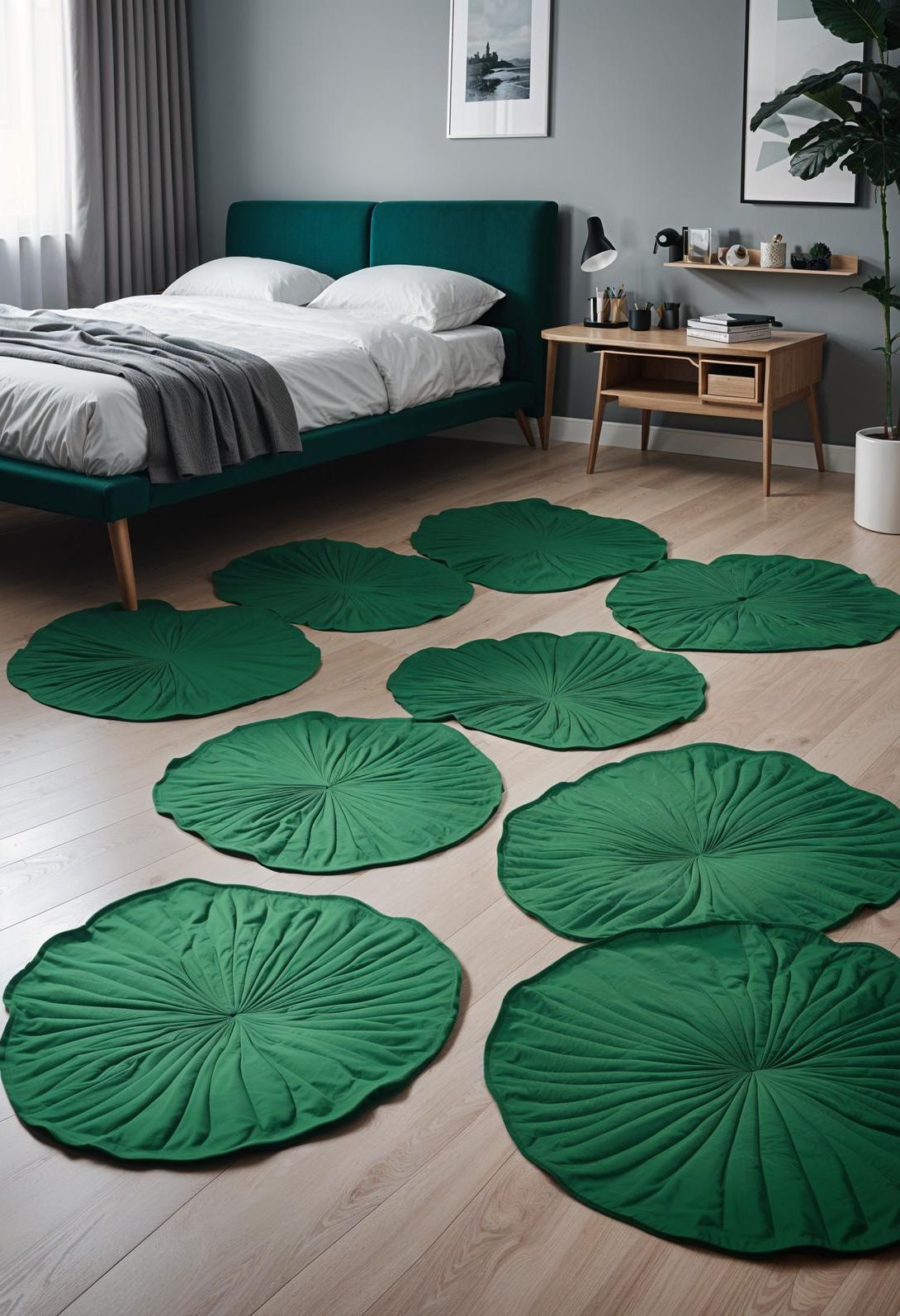 15. Lily Pad Floor Mats That Float