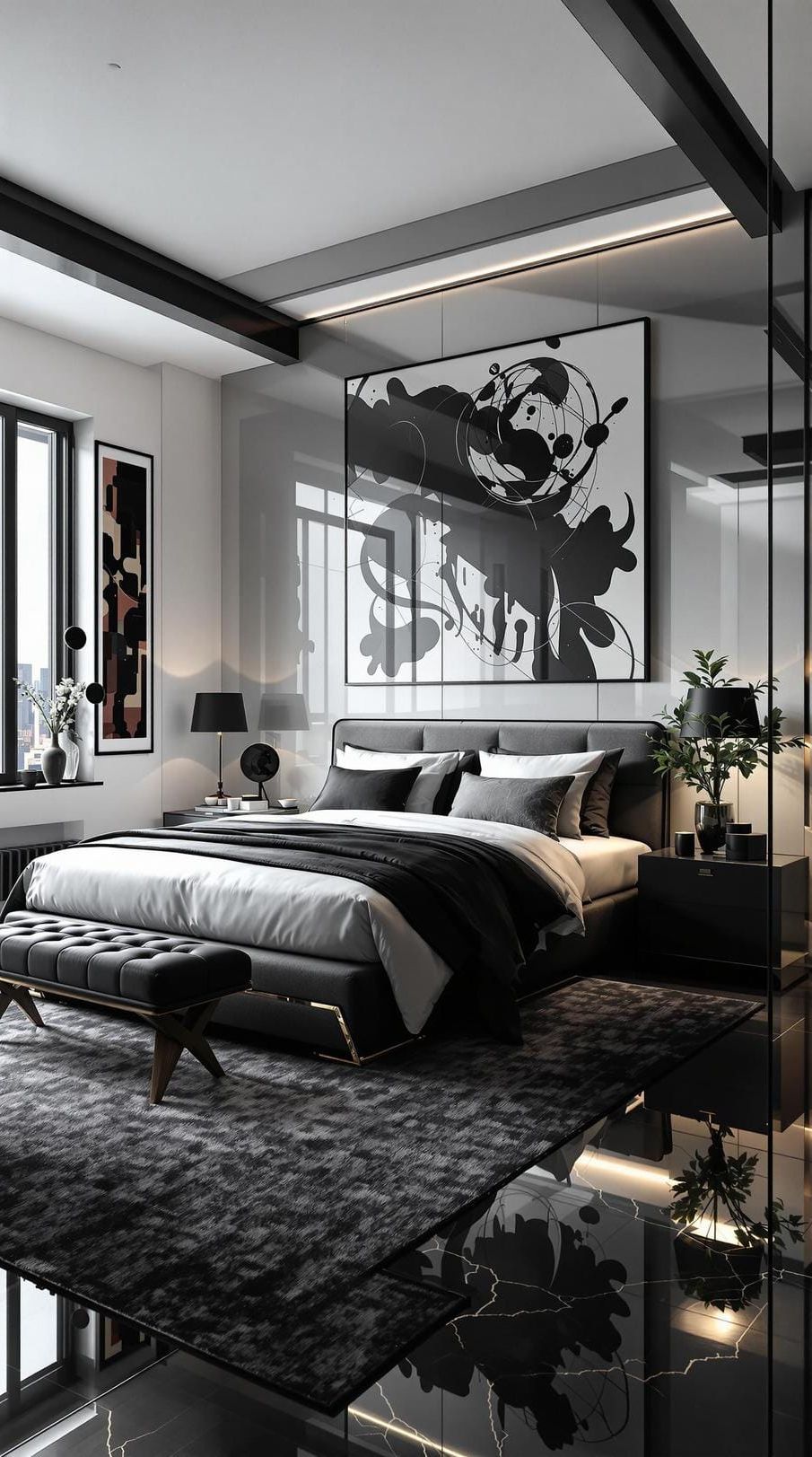 13. Modern Monochrome Loft Design - photo 2