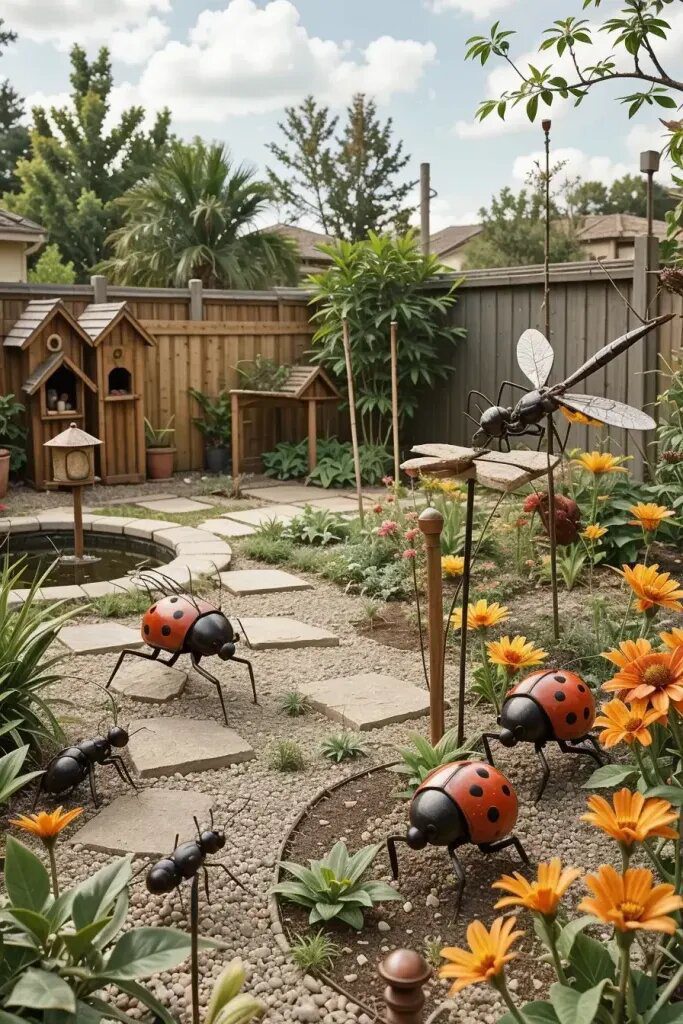 Why Sculpted Insects Matter in Garden Design