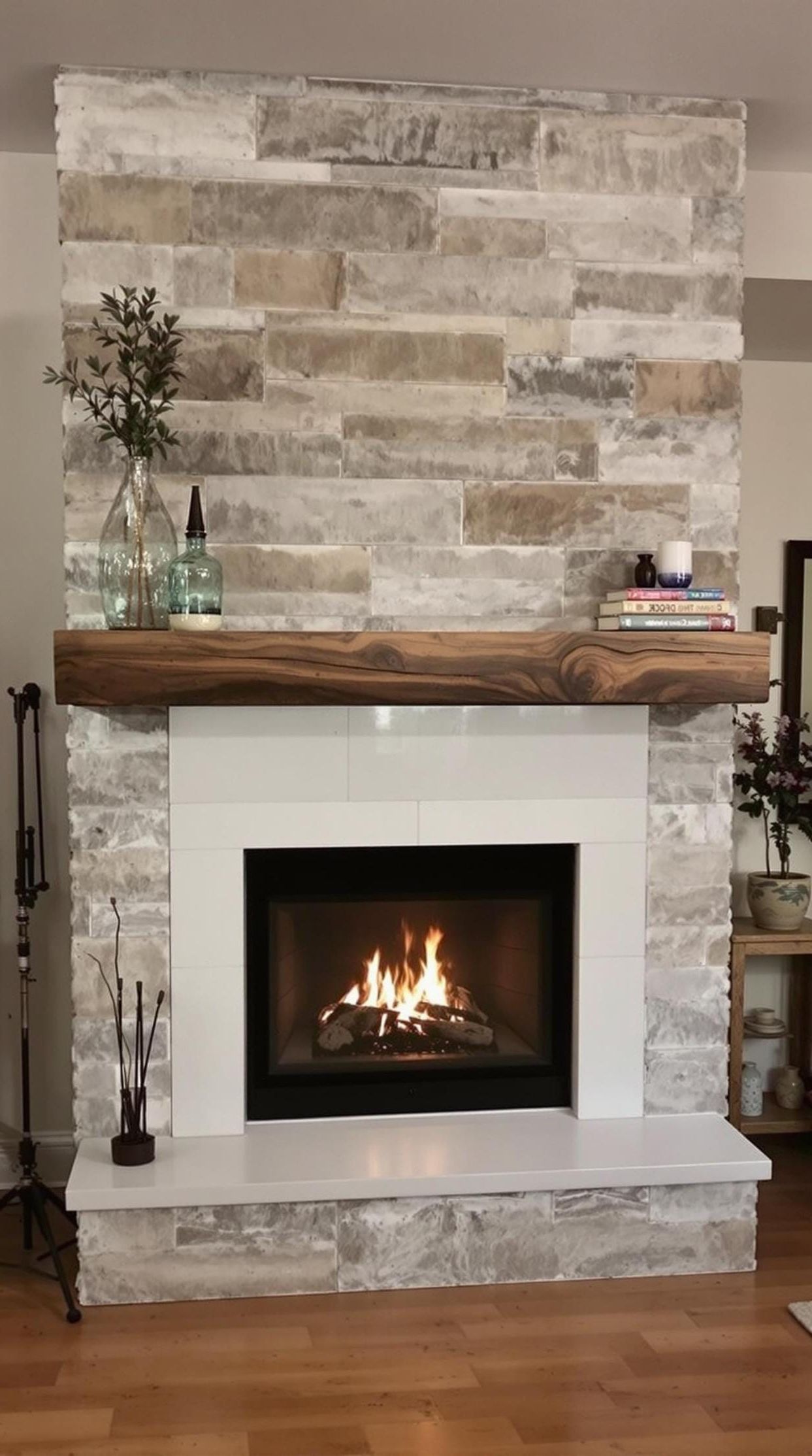 10. Reclaimed Wood Mantels for Modern Fireplaces - photo 2