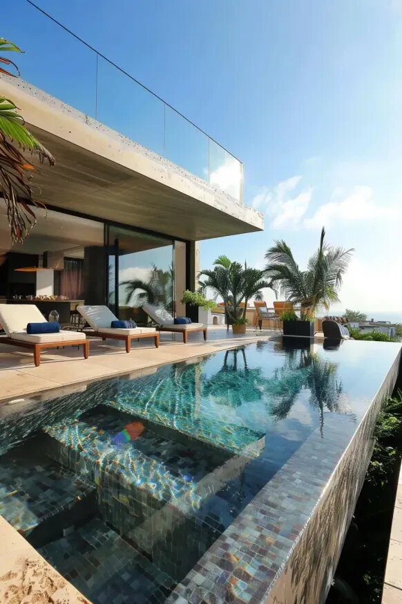 Above Ground Pool with Upscale Touches
