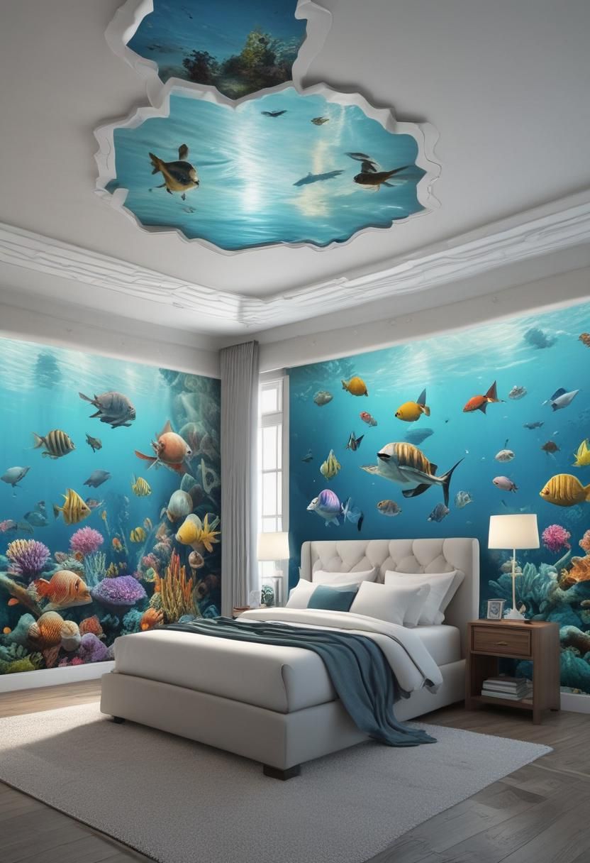 10. Ocean-Themed Teen Boy Bedroom